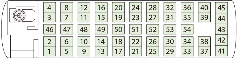 54席 座席図