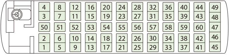 60席 座席図
