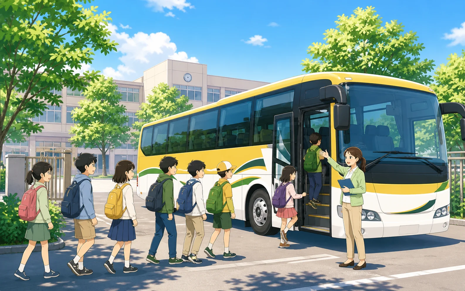 修学旅行・学校行事送迎のイメージ